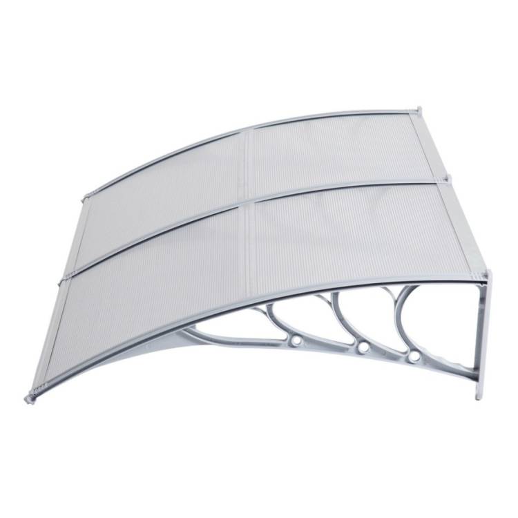 Obrázek k výrobku 91156 - Dveřní vchodová stříška Standart 100x300 cm, čirá