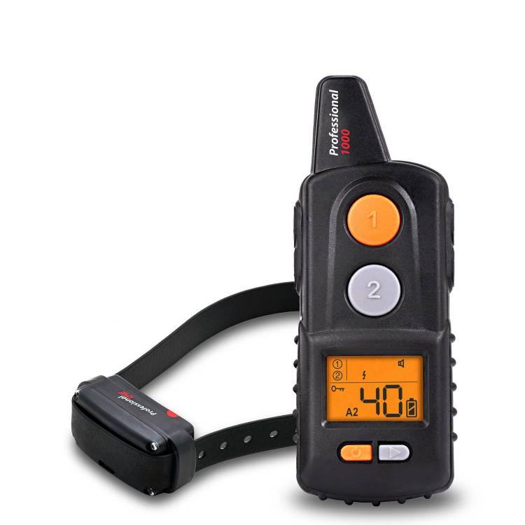Obrázek k výrobku 91699 - Elektronický výcvikový obojek d-control professional 1000 ONE - Černá