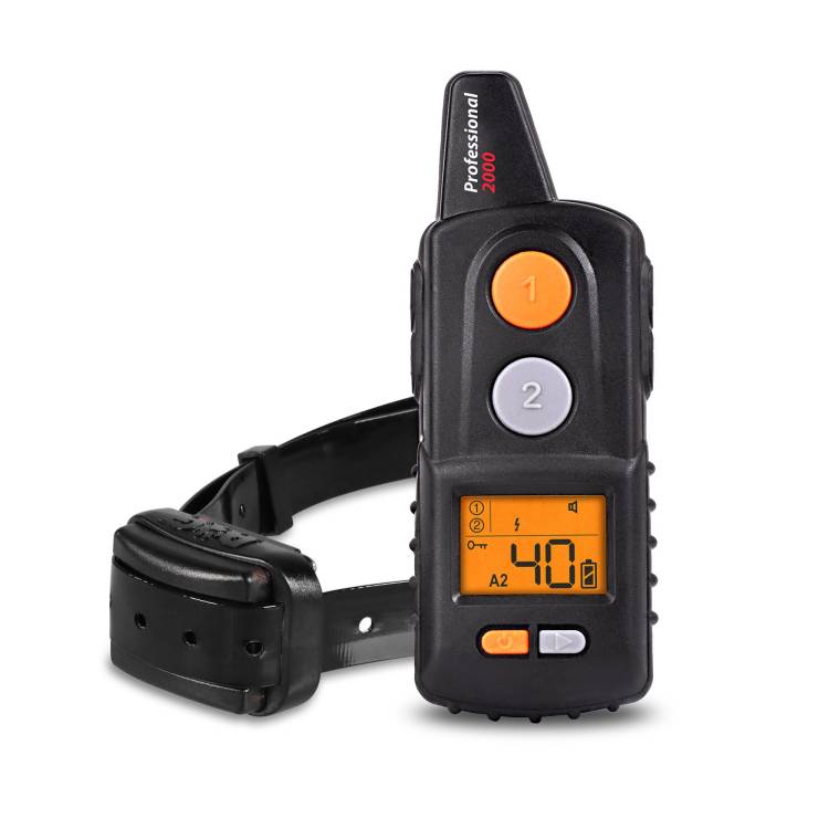 Obrázek k výrobku 75915 - Elektronický výcvikový obojek d-control professional 2000 mini - Černá