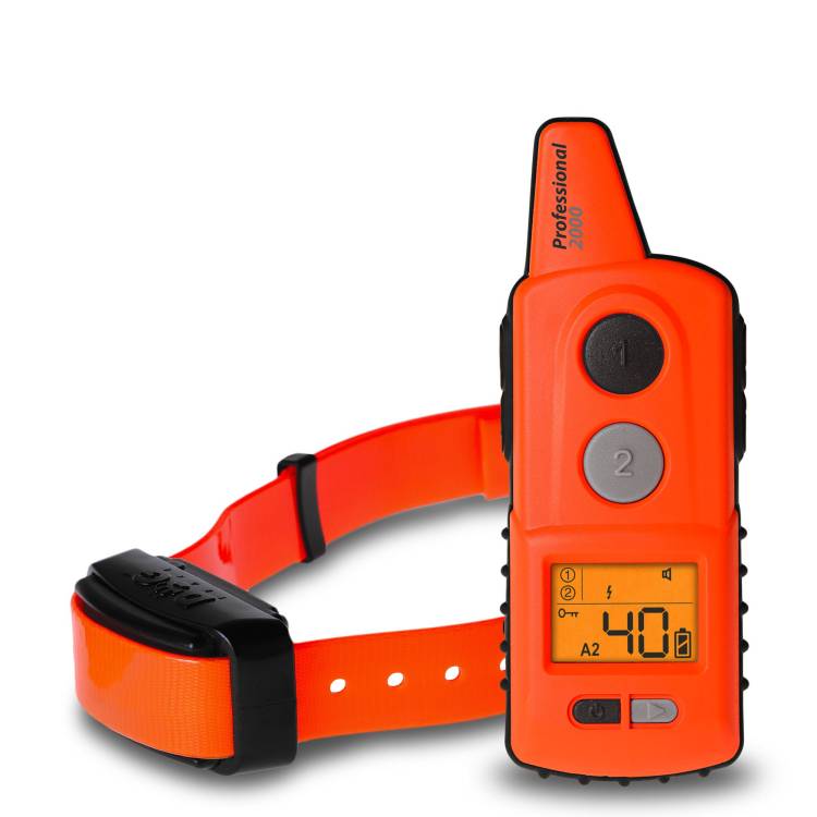 Obrázek k výrobku 75911 - Elektronický výcvikový obojek d-control professional 2000 - Oranžová
