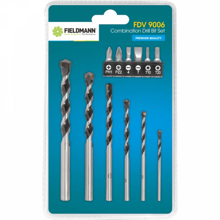 Obrázek k výrobku 67517 - FIELDMANN FDV 9006 Sada vrtáků/bitů 12ks