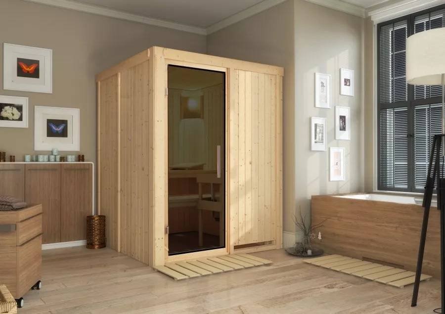 Obrázek k výrobku 54132 - Finská sauna KARIBU NORIN (75588)