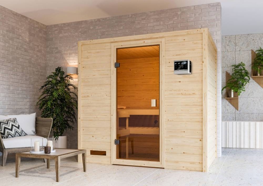 Obrázek k výrobku 54186 - Finská sauna KARIBU SELENA (6164)