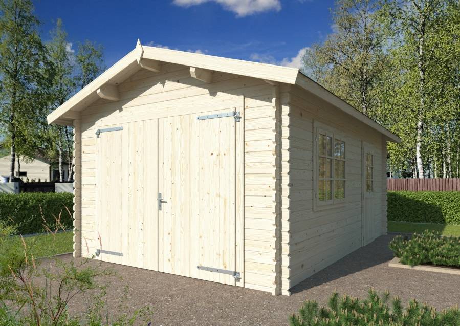 Obrázek k výrobku 39531 - Garáž EKO-LINE Tonda 15,9 m2  350 x 520 cm tl 34 mm