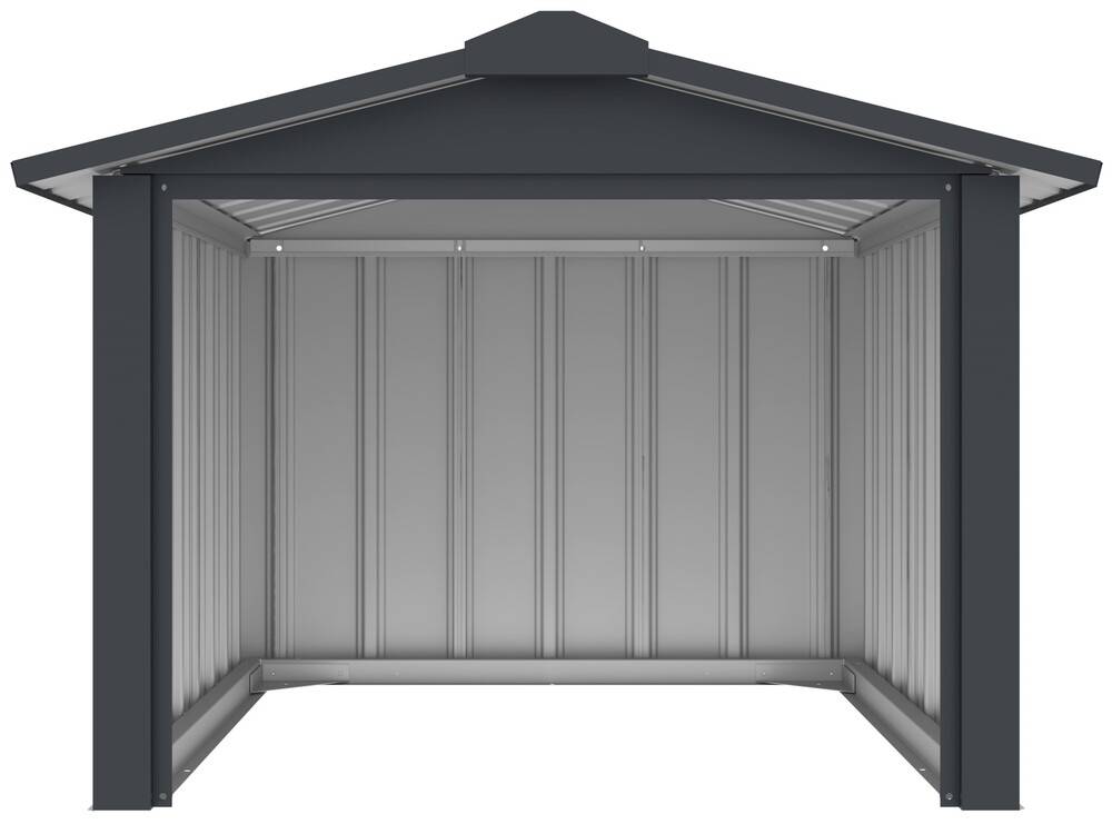 Obrázek k výrobku 91229 - GARÁŽ na robotickou sekačku SMART A - plechová