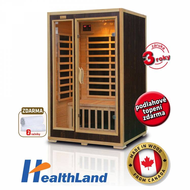 Obrázek k výrobku 42841 - HEALTHLAND Economical 2022 Carbon INFRASAUNA