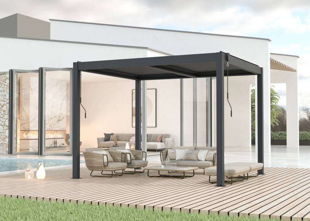 Obrázek k výrobku 92021 - hliníková pergola LANITPLAST BIOCLIMATIC 32 BASIC LG4288