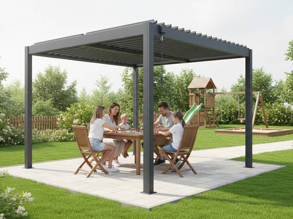 Obrázek k výrobku 92022 - hliníková pergola LANITPLAST BIOCLIMATIC 33 BASIC LG4292