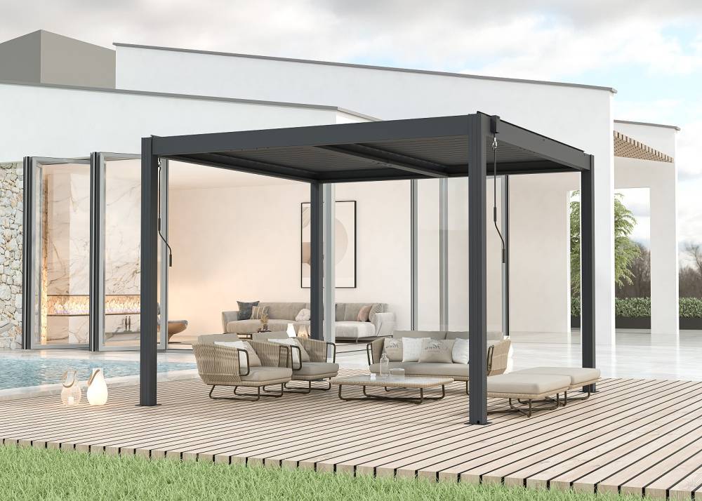 Obrázek k výrobku 92022 - hliníková pergola LANITPLAST BIOCLIMATIC 33 BASIC LG4292