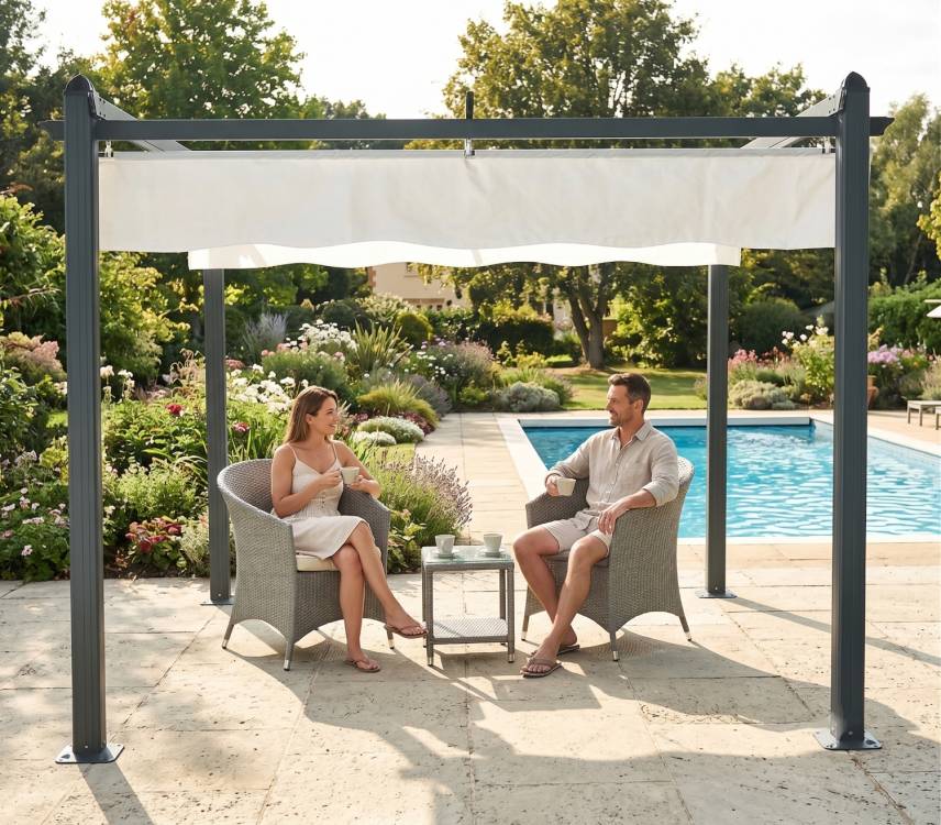Obrázek k výrobku 62001 - hliníková pergola LANITPLAST SOLO 33