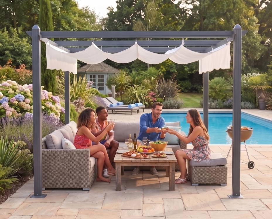 Obrázek k výrobku 62002 - hliníková pergola LANITPLAST SOLO 43