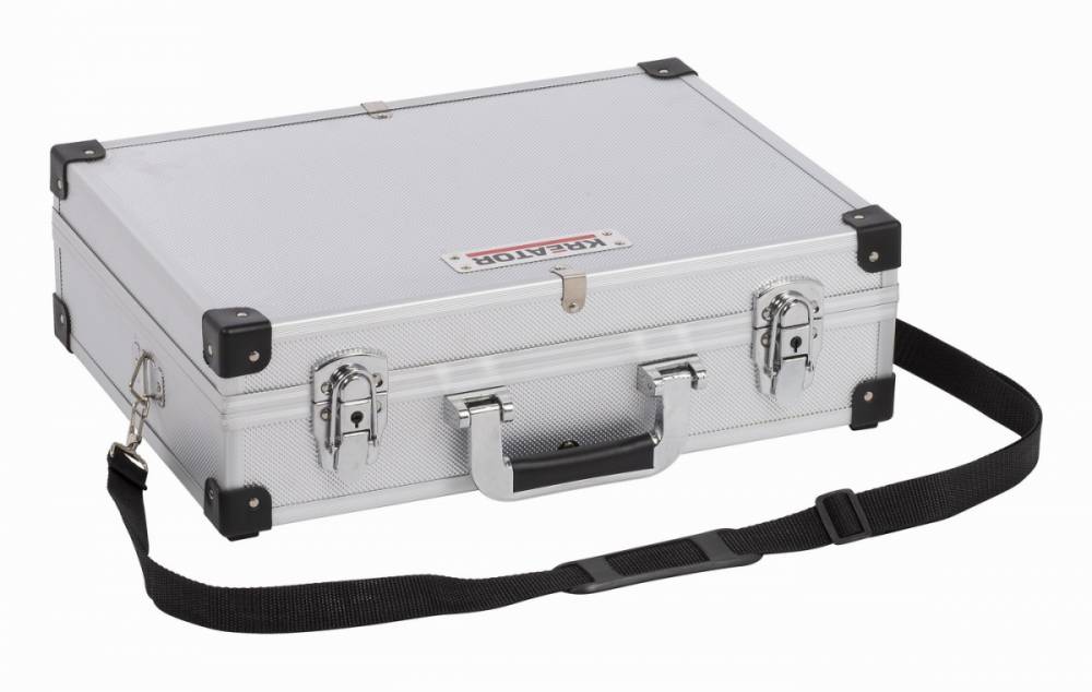 Obrázek k výrobku 15773 - Hliníkový kufr 420x300x125mm stříbrný