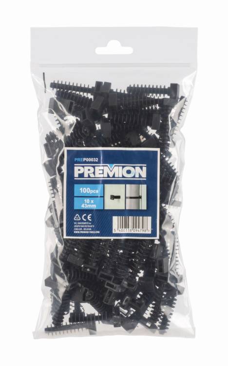 Obrázek k výrobku 90794 - Hmoždinka pro stahovací pásky černá 10 x 43mm 100ks