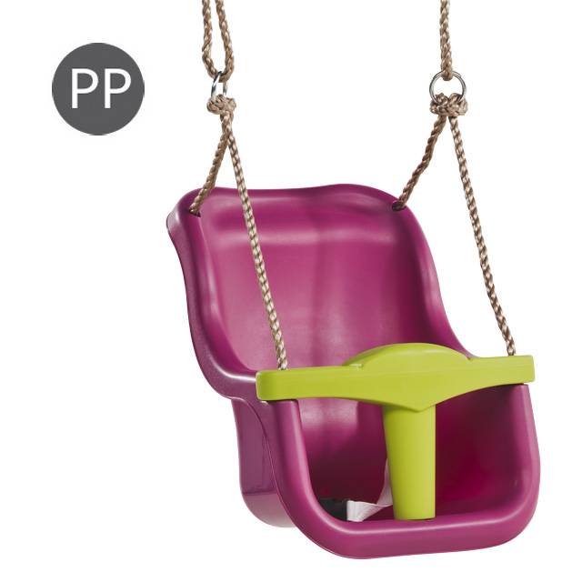 Obrázek k výrobku 29441 - HOUPAČKA Monkey´s Home plastová Baby Luxe TMAVĚ RŮŽOVÁ .