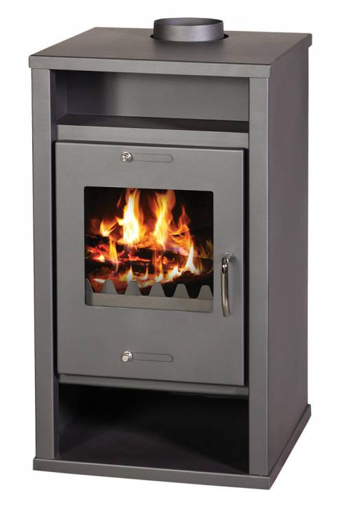 Obrázek k výrobku 81038 - KAMNA NA TUHÁ PALIVA P200B S VÝMĚNÍKEM, 5,08KW (7,06KW), PR.150MM