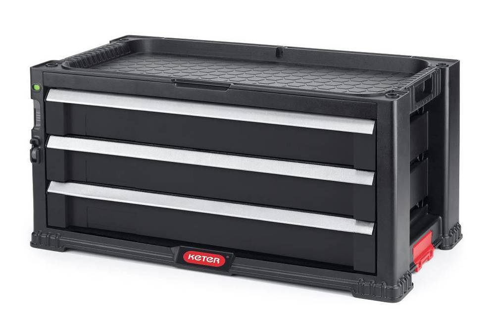 Obrázek k výrobku 73478 - KETER regál 3 zásuvky / BLACK