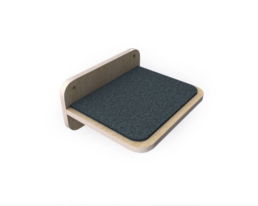 Obrázek k výrobku 54858 - Koberec šedý pro velkou polici 1 ks .