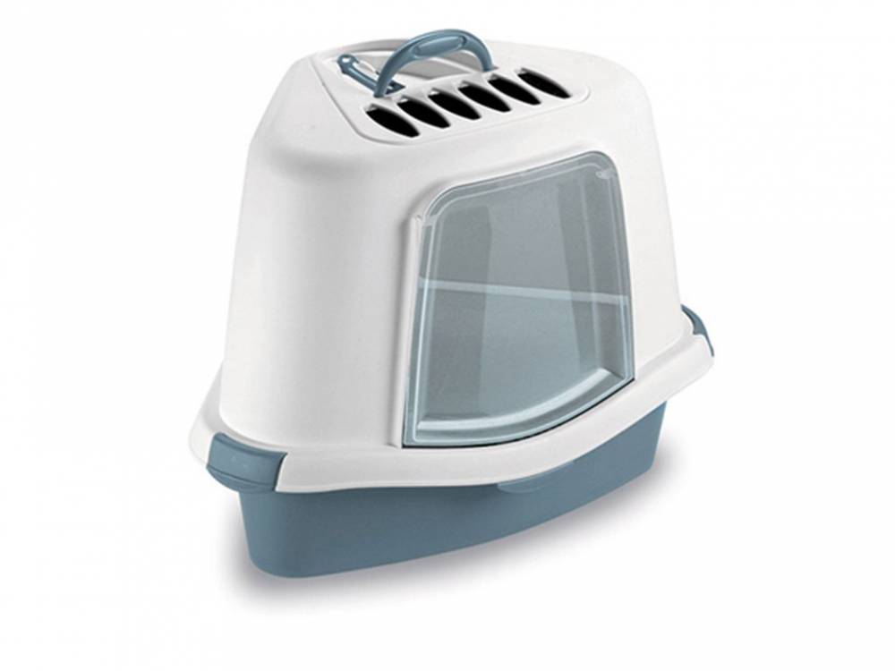 Obrázek k výrobku 81601 - Kočičí záchod rohový STEFANPLAST SPRINT CORNER PLUS