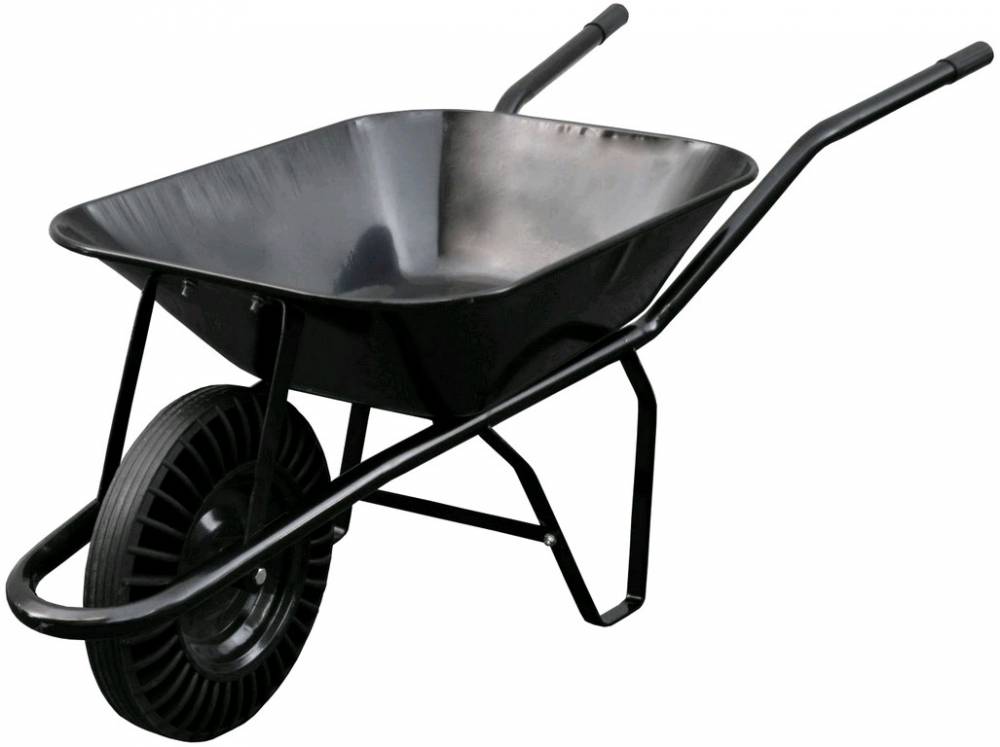 Obrázek k výrobku 76637 - KOLEČKO STAVEBNÍ 60LKOLEČKO STAVEBNÍ 60L, plné, NOSNOST 100KG