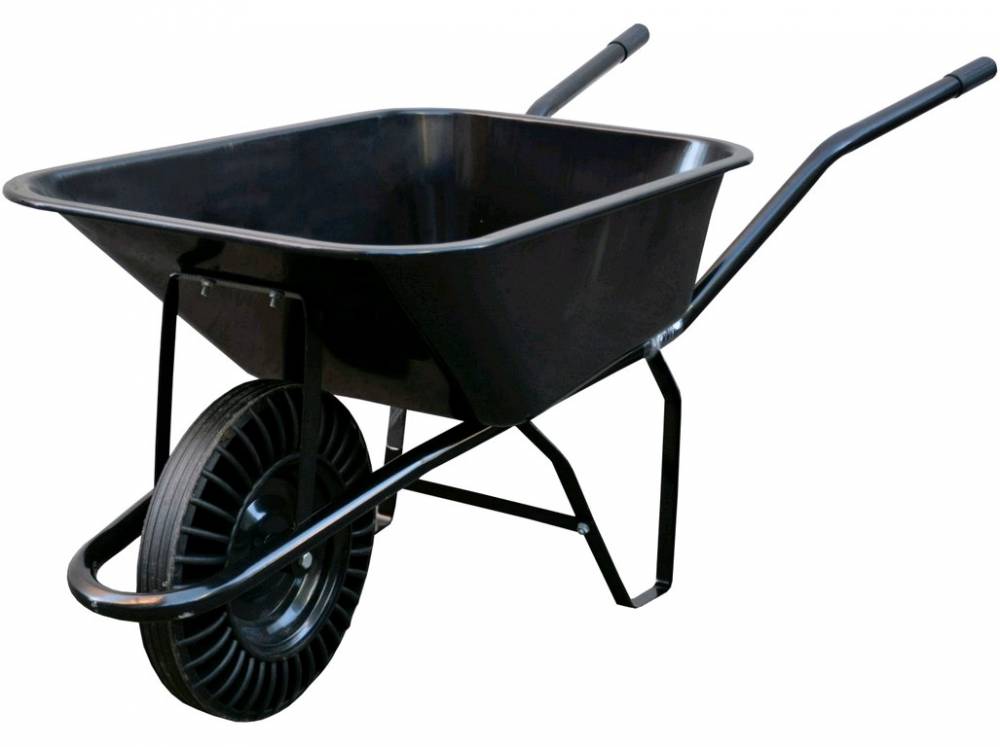 Obrázek k výrobku 76639 - KOLEČKO STAVEBNÍ 80L, PLNÉ, NOSNOST 100KG