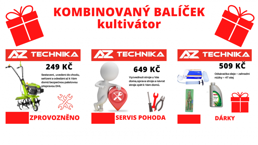 Obrázek k výrobku 70373 - Kombinovaný balíček kultivátor