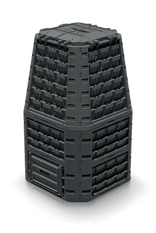 Obrázek k výrobku 94817 - Kompostér EVOGREEN VARIO 1050l černý