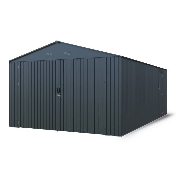 Obrázek k výrobku 93241 - Kovová garáž 3,8 x 6 m Riwall PRO RMCG 20x13 Anthracite