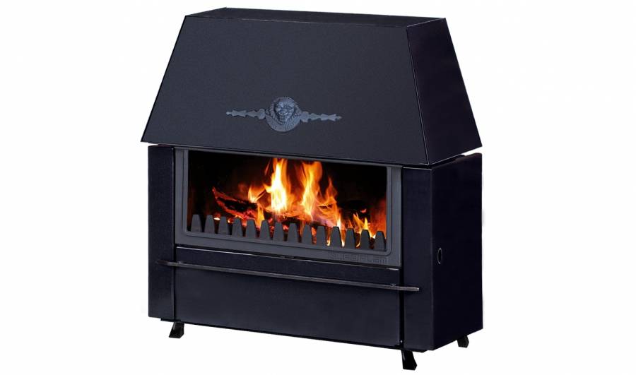 Obrázek k výrobku 77376 - Krbová kamna ALFA PLAM RUSTIK antracit 11 kW