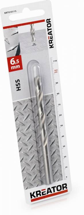 Obrázek k výrobku 48798 - KRT010115 - HSS vrták do kovu 6,5x101 mm
