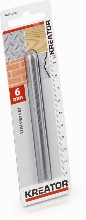 Obrázek k výrobku 48839 - KRT010503 - Vrták univerzální 6x100 mm