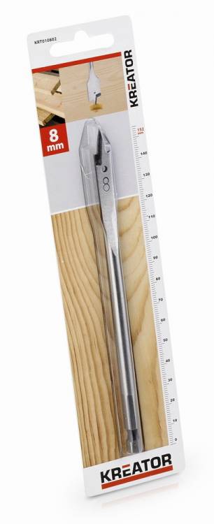 Obrázek k výrobku 36923 - KRT010802 - Plochý vrták do dřeva 8 x 152 mm