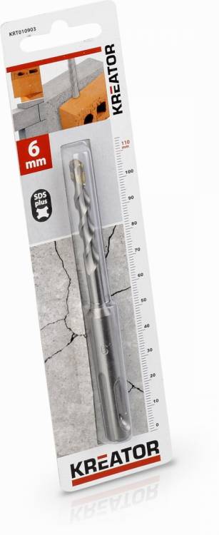 Obrázek k výrobku 49075 - KRT010903 - Vrták SDS PLUS do betonu 6x110 mm