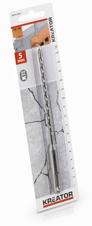 Obrázek k výrobku 49078 - KRT010906 - Vrták SDS PLUS do betonu 5x160 mm