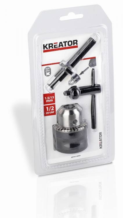 Obrázek k výrobku 37013 - KRT014004 - Zubové sklíčidlo  plus  SDS Plus adaptér 1.5-13 mm