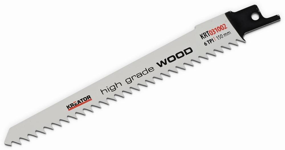 Obrázek k výrobku 37047 - KRT031002 - 2 ks Pilový plátek pro ocasovou pilu na dřevo 150-6