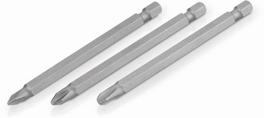 Obrázek k výrobku 37107 - KRT061275 - 3 ks Bitů PH1/2/3 89 mm