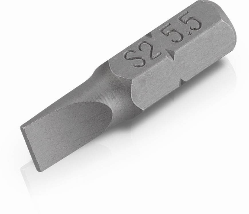 Obrázek k výrobku 37109 - KRT061310 - 2 ks Bitů FL5.5 x 0.8 mm 25 mm