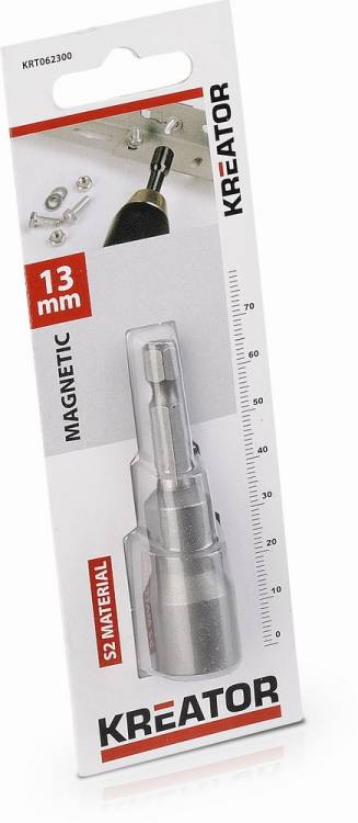 Obrázek k výrobku 37125 - KRT062300 - Nástrčný klíč magnetický 13 mm