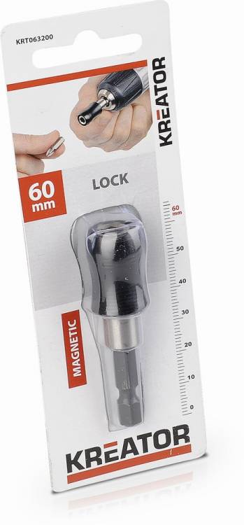 Obrázek k výrobku 37128 - KRT063200 - Magnetický držák bitů se zámkem 60 mm