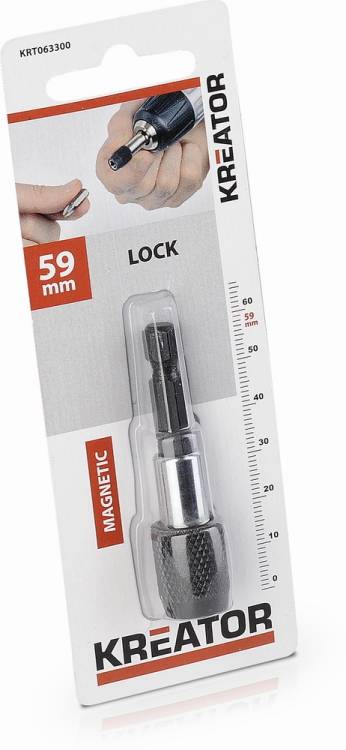 Obrázek k výrobku 37129 - KRT063300 - Magnetický držák bitů se zámkem 59 mm