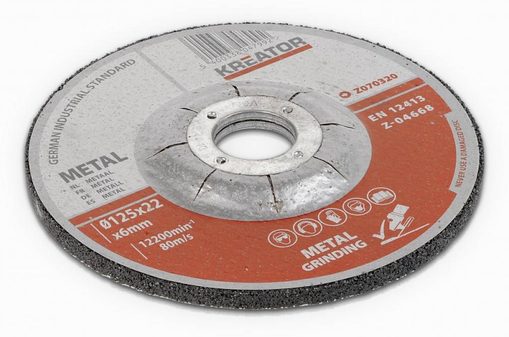 Obrázek k výrobku 52559 - KRT070320 - Brusný kotouč Ocel  125x6,0mm 2 plus 1 (3ks)