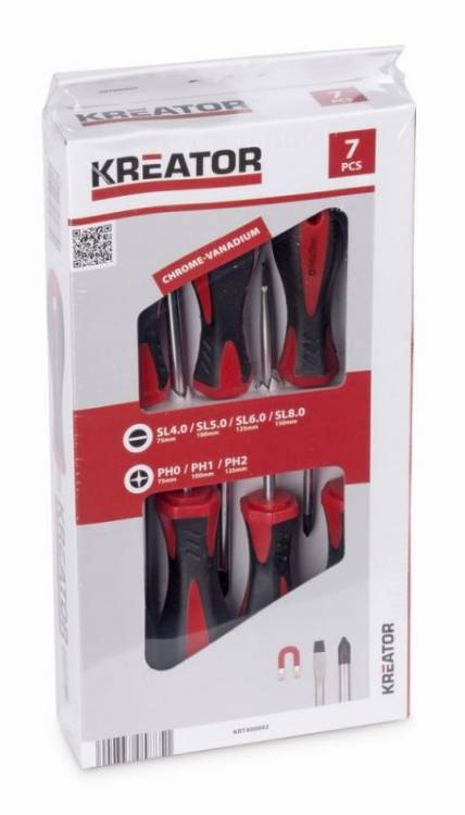 Obrázek k výrobku 36439 - KRT400002 - Sada šroubováků 7ks SL/PH