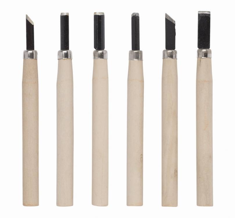 Obrázek k výrobku 36614 - KRT461001 - Mini dláta na dřevo sada 6ks