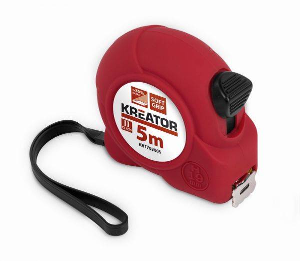 Obrázek k výrobku 36401 - KRT702005 - Svinovací metr měkčený úchop 5m