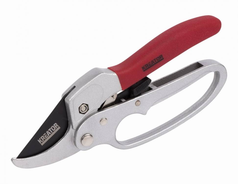 Obrázek k výrobku 37483 - KRTGR1004 - Nůžky zahradnické 205mm ráčnové