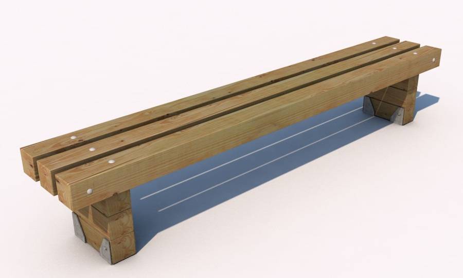 Obrázek k výrobku 35261 - Lavička bez opěradla 9 - 2000 .