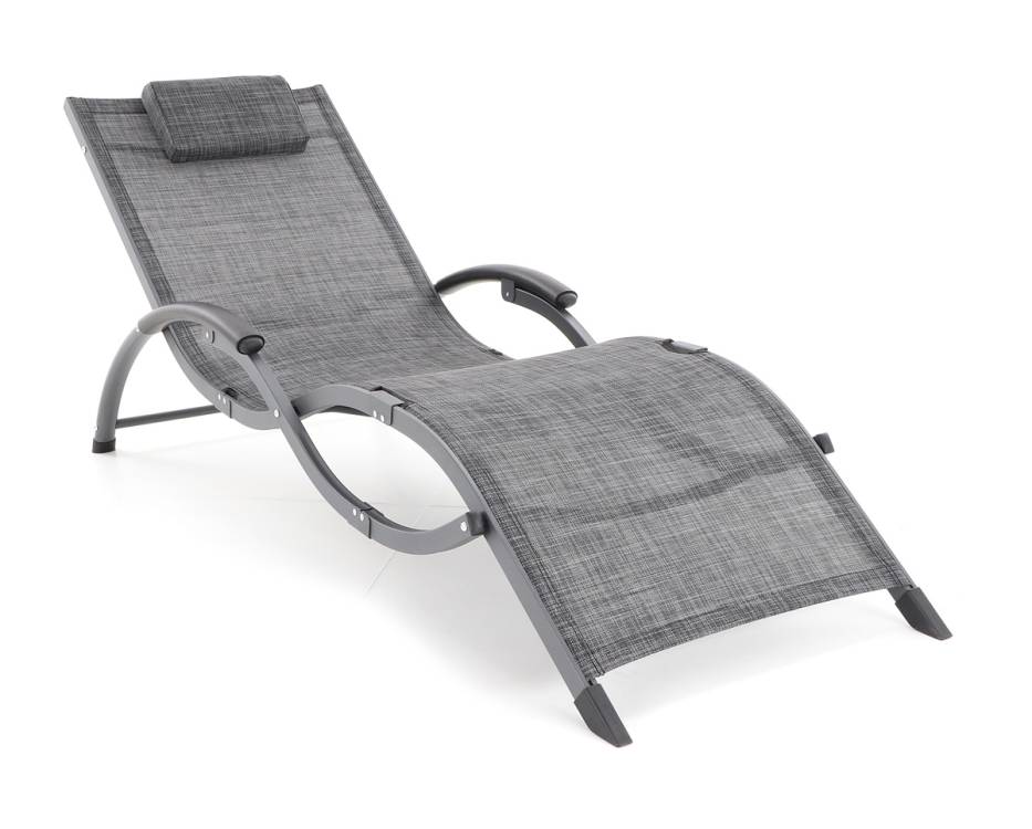 Obrázek k výrobku 73872 - Lehátko VIOLA De Luxe (Black & Grey)