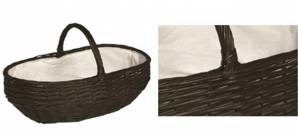 Obrázek k výrobku 77652 - Lienbacher, oválný proutěný koš tmavý