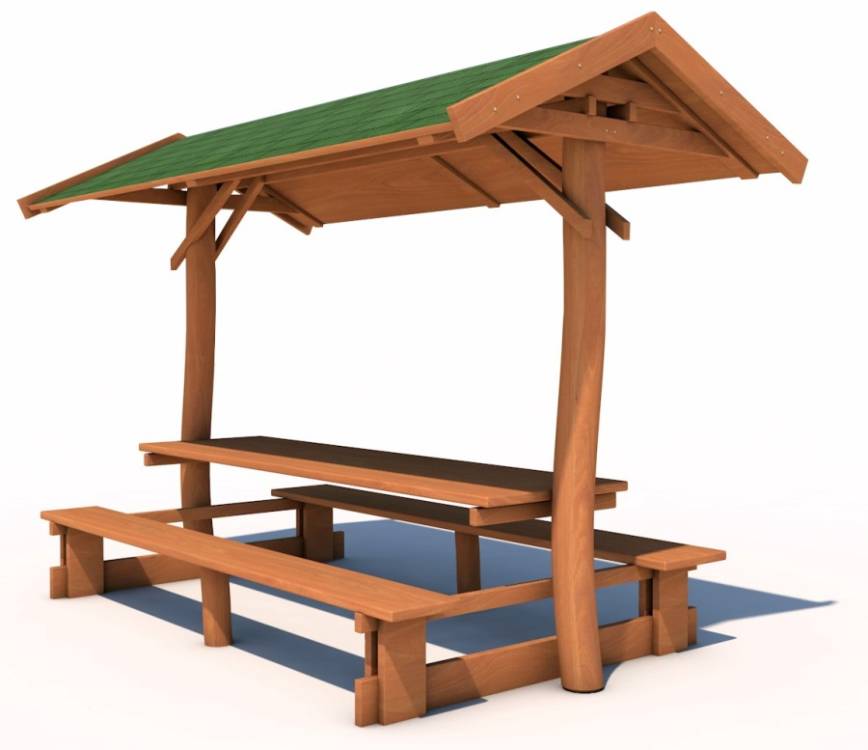 Obrázek k výrobku 21818 - Malý altán z akátu .