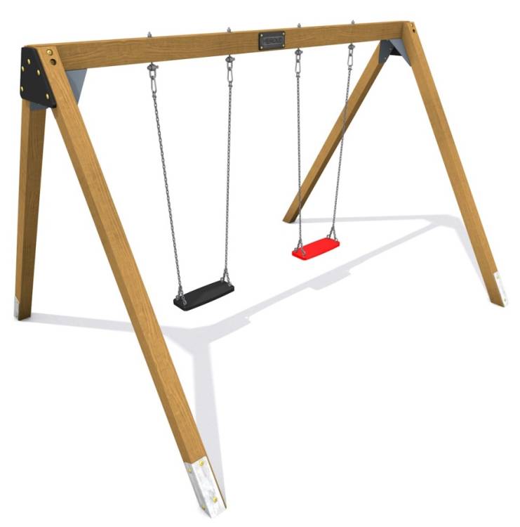 Obrázek k výrobku 91707 - Monkey houpačka Duoswing - s klasickými sedáky HYS02150A